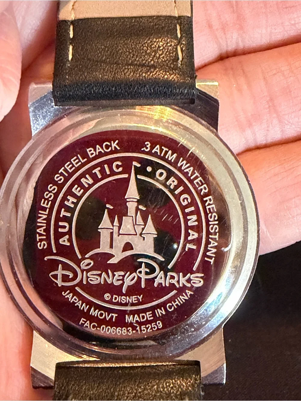 Vintage Silhouette of Mickey Mouse Watch